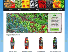 Tablet Screenshot of greatbigplants.com